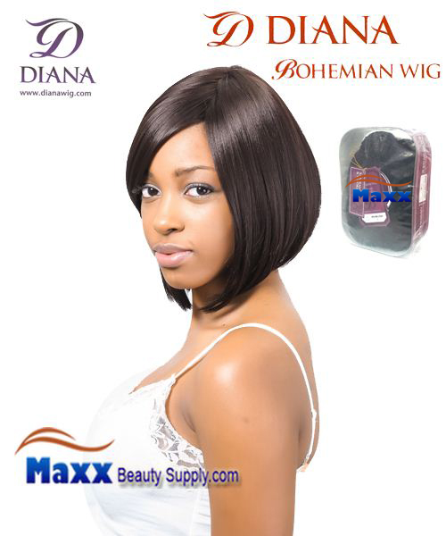 Diana Bohemian Synthetic Hair Full Wig - Luna